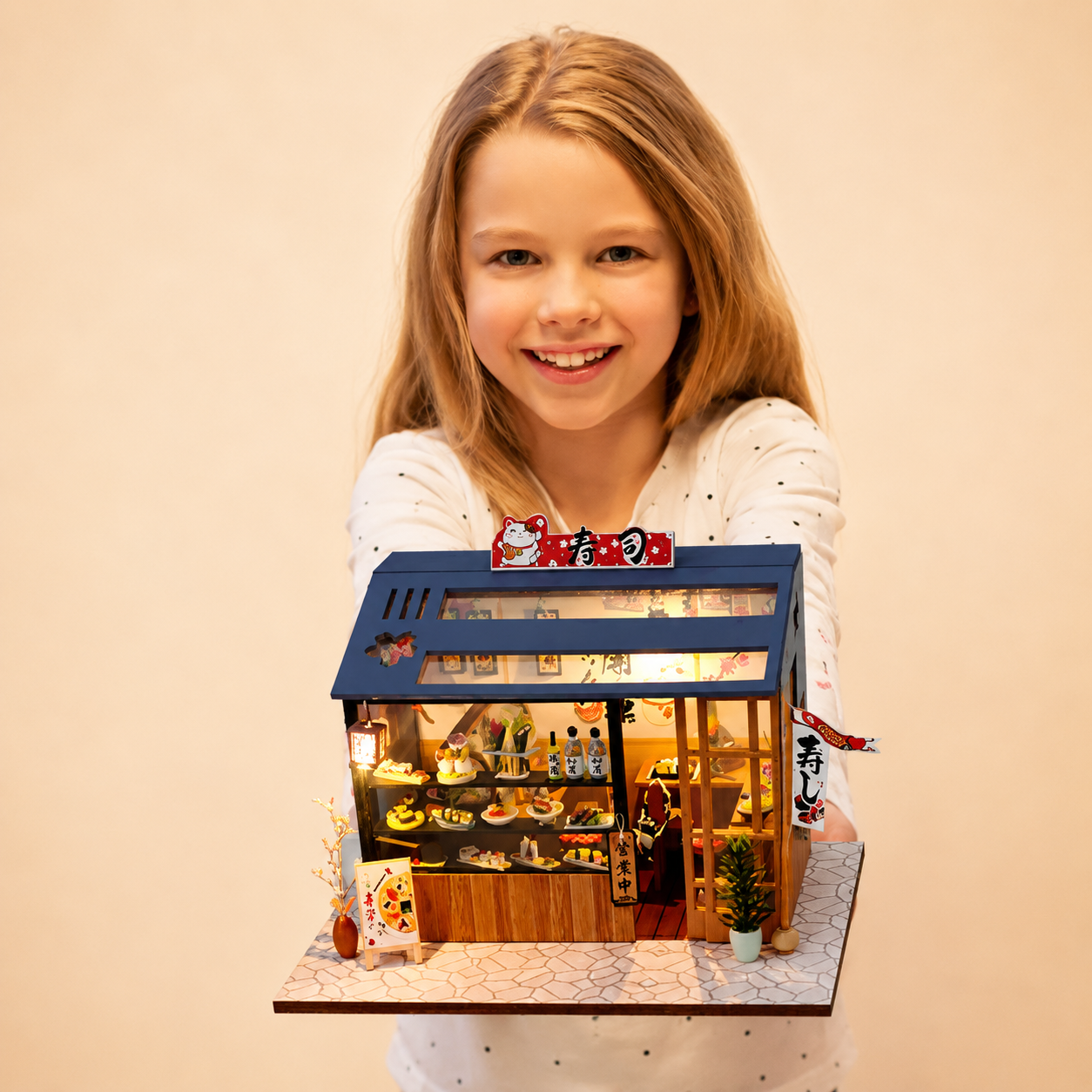 Wooden DreamNest™ DIY Miniature House