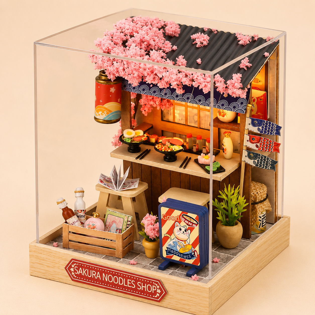 Wooden DreamNest™ DIY Miniature House