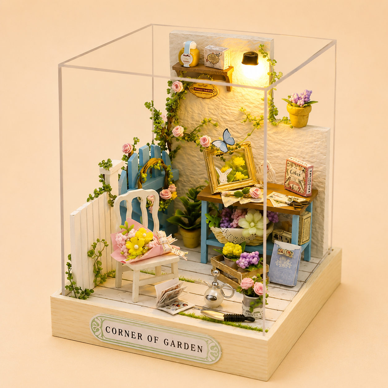 Wooden DreamNest™ DIY Miniature House