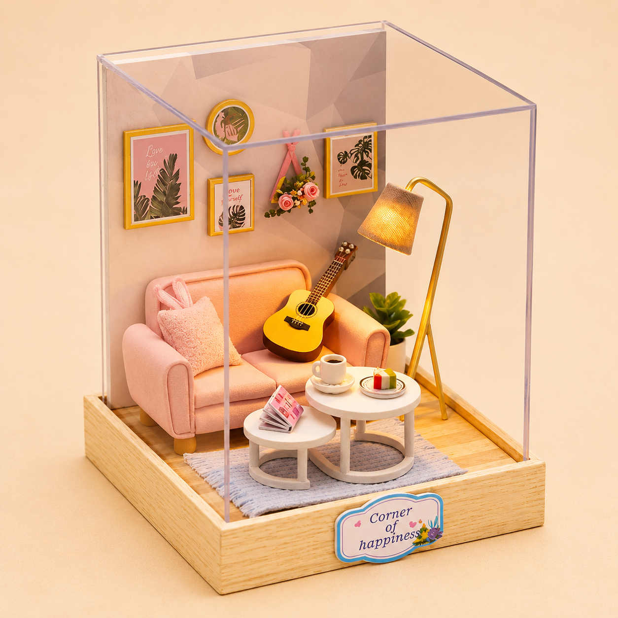 Wooden DreamNest™ DIY Miniature House