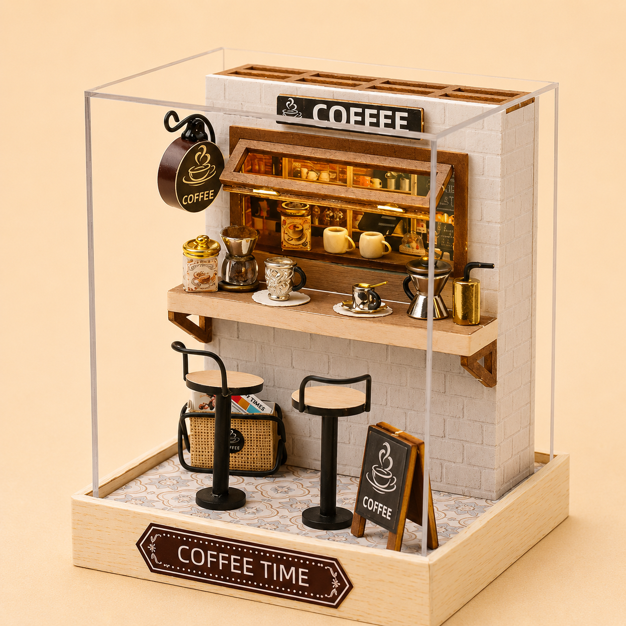 Wooden DreamNest™ DIY Miniature House