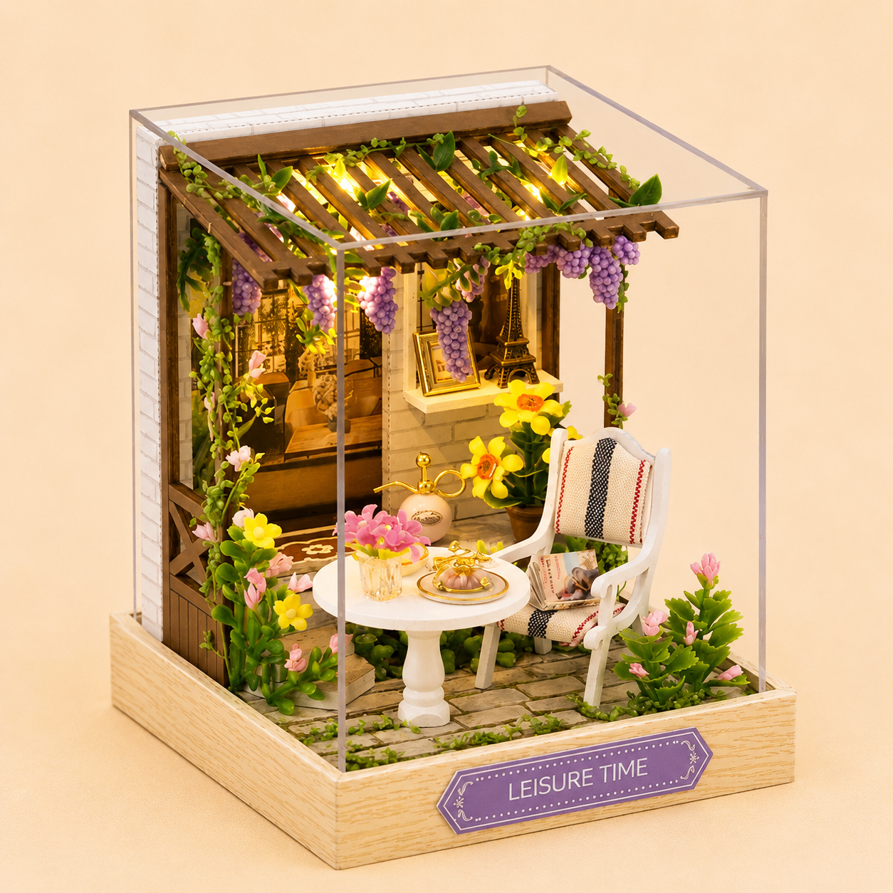Wooden DreamNest™ DIY Miniature House