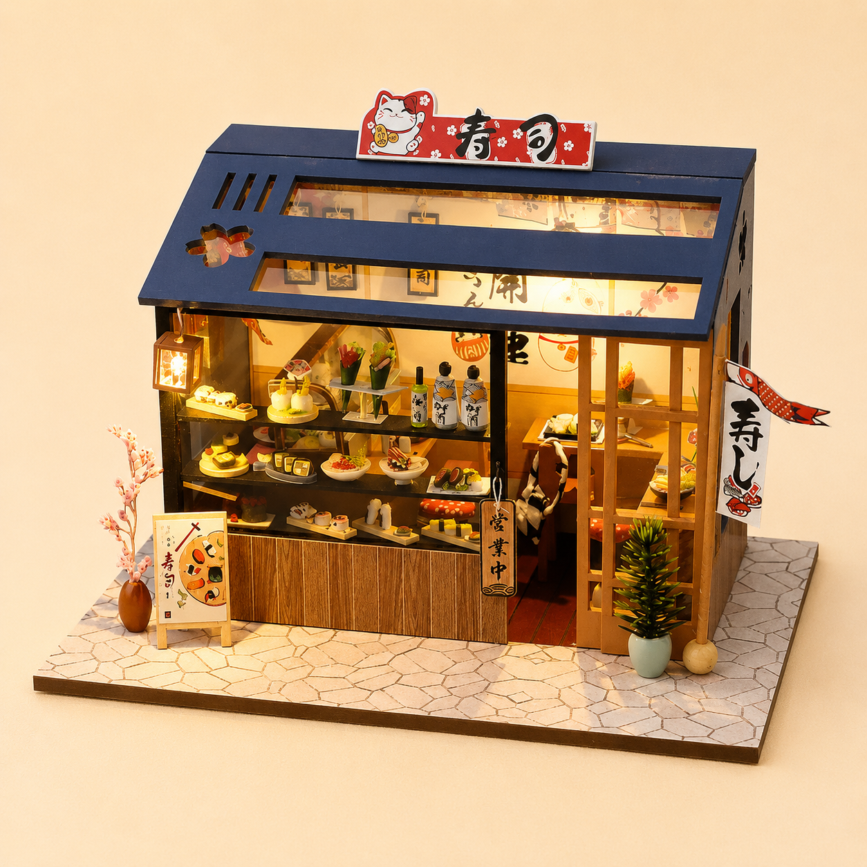 Wooden DreamNest™ DIY Miniature House