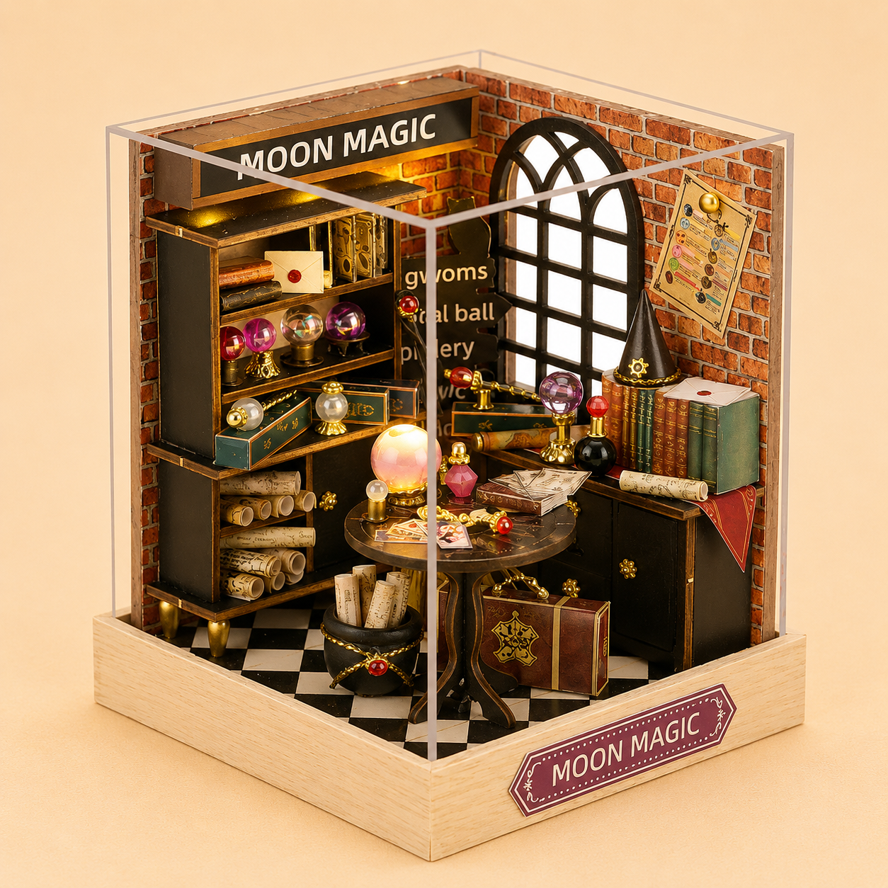 Wooden DreamNest™ DIY Miniature House