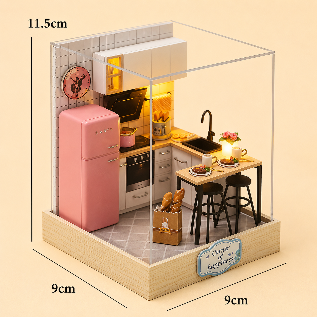 Wooden DreamNest™ DIY Miniature House