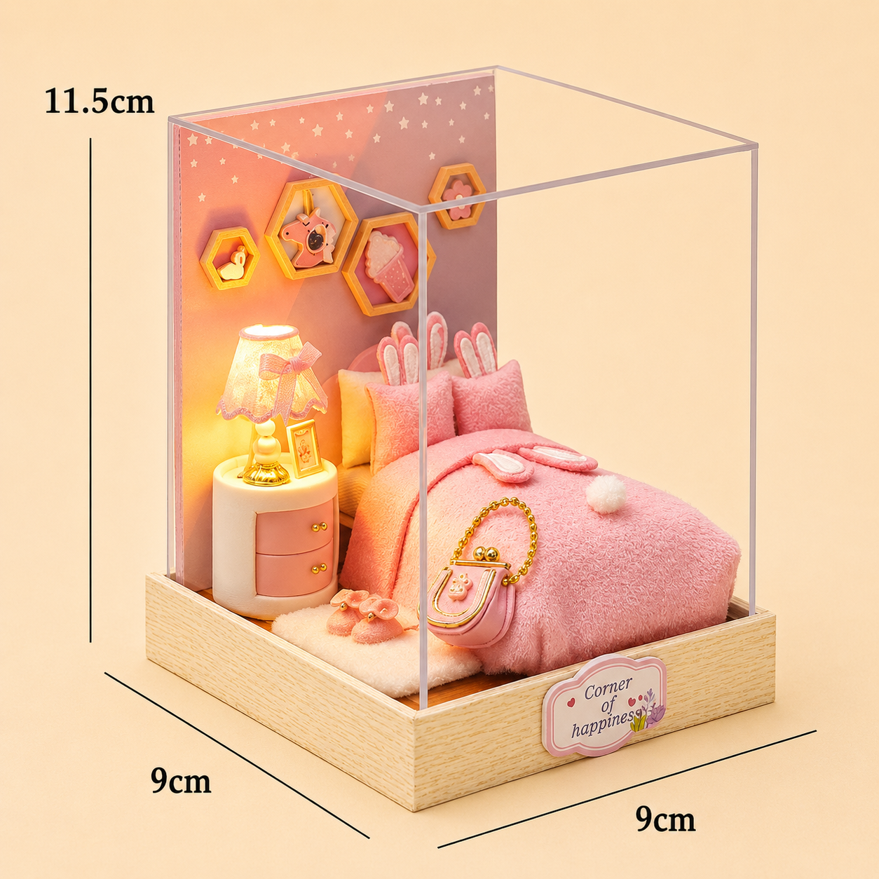Wooden DreamNest™ DIY Miniature House