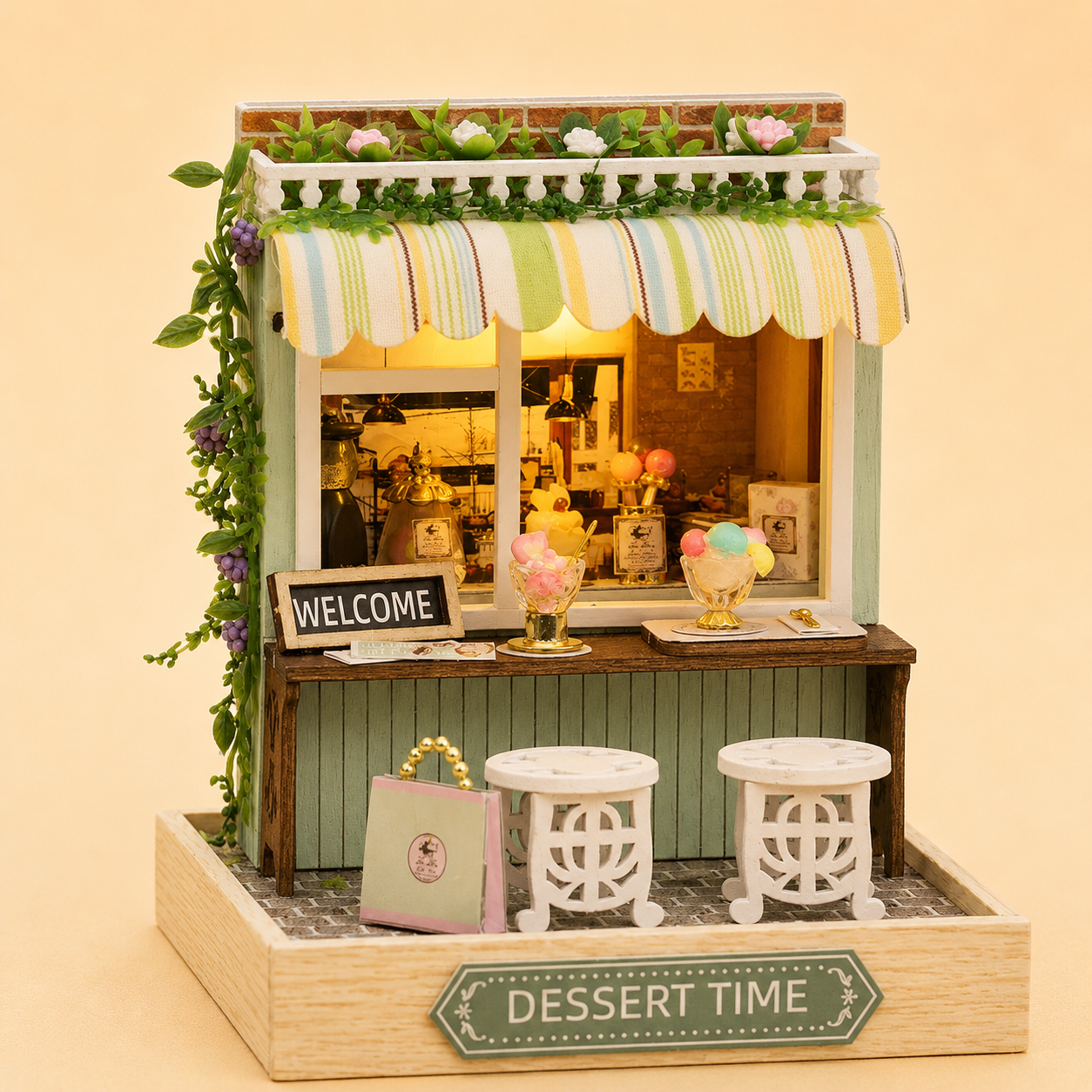 Wooden DreamNest™ DIY Miniature House