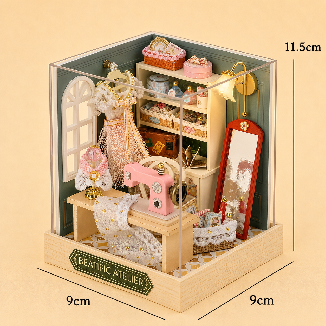 Wooden DreamNest™ DIY Miniature House