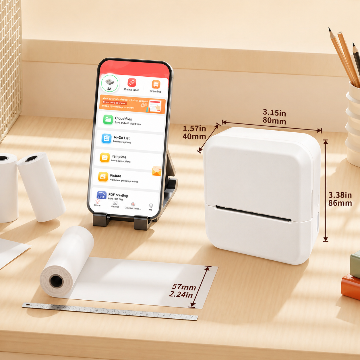 Portable Mini Printer – Print Your Moments, Anywhere