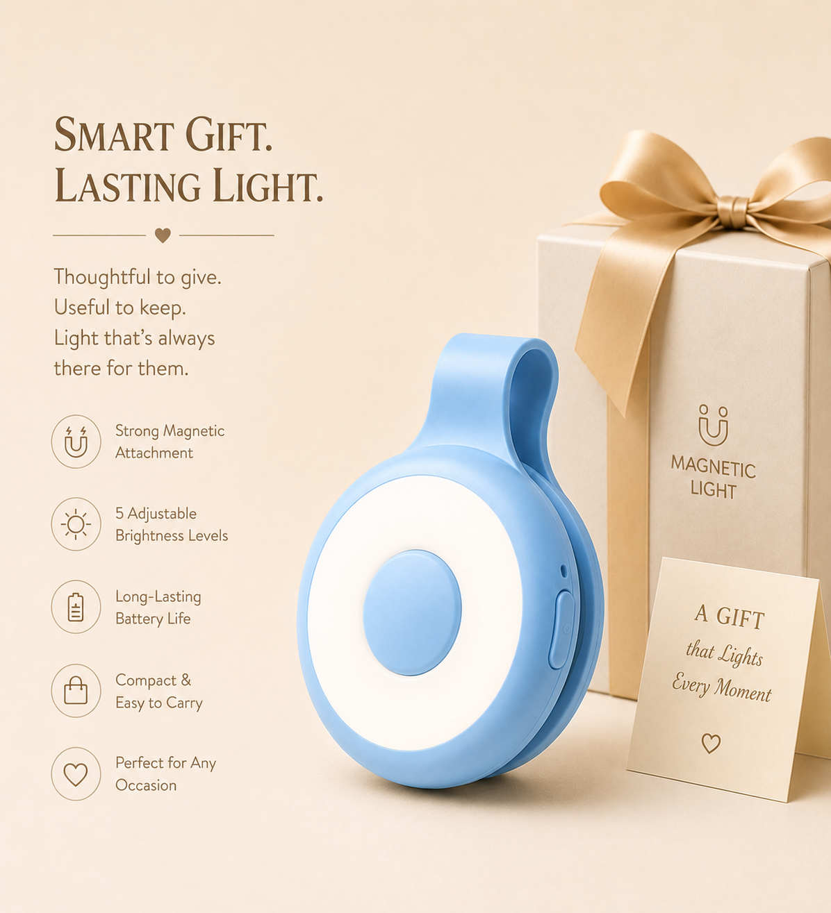 LumiSnap™ Magnetic Selfie Light