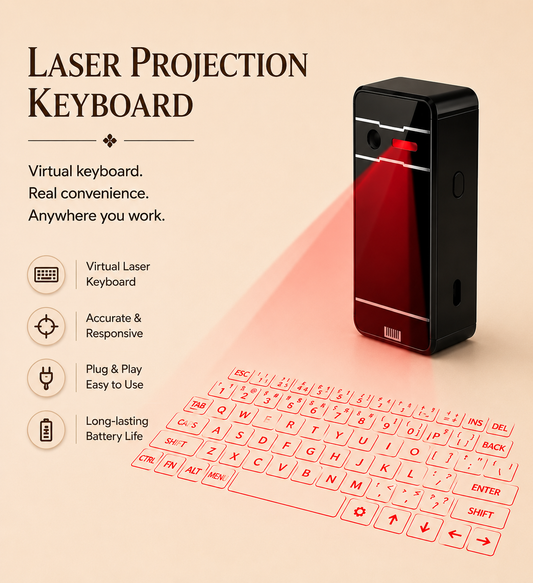 NexoraKeys™ Virtual Laser Keyboard